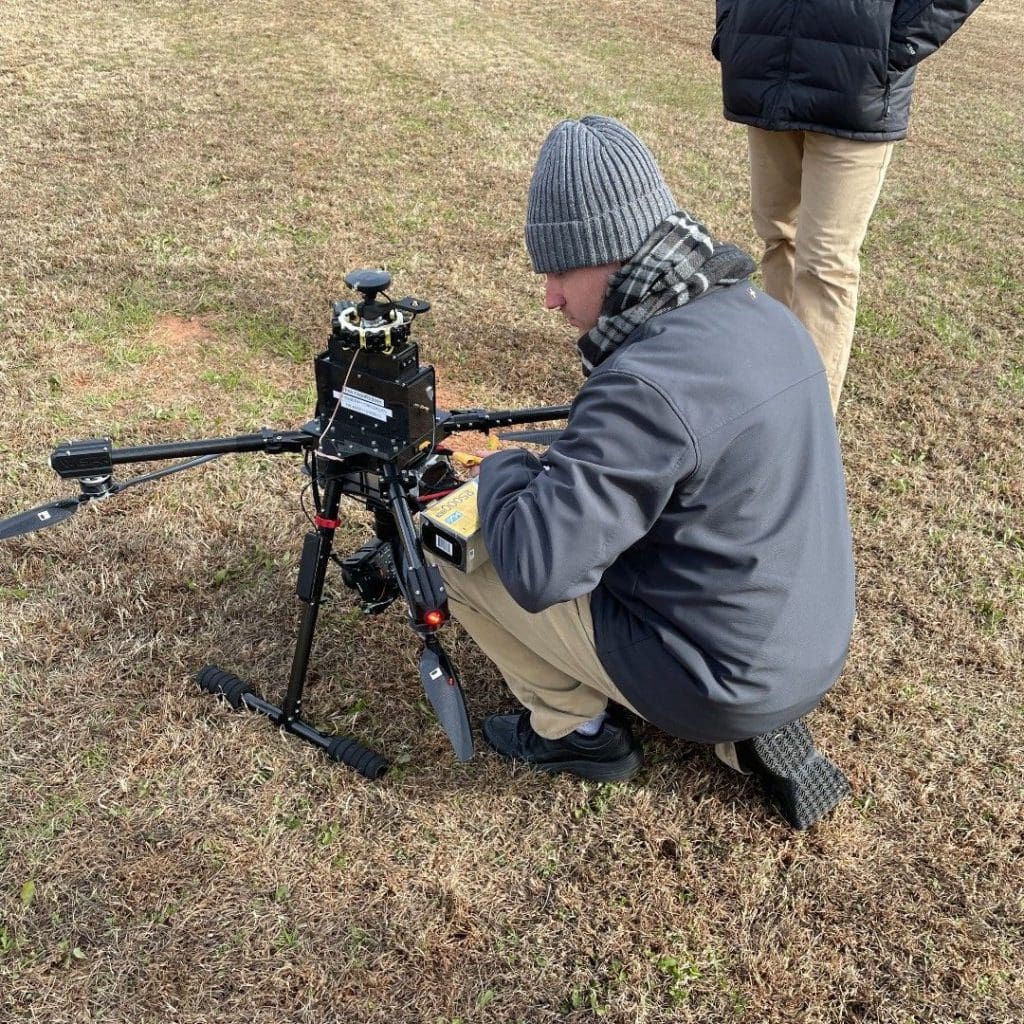 American made drone flight testing