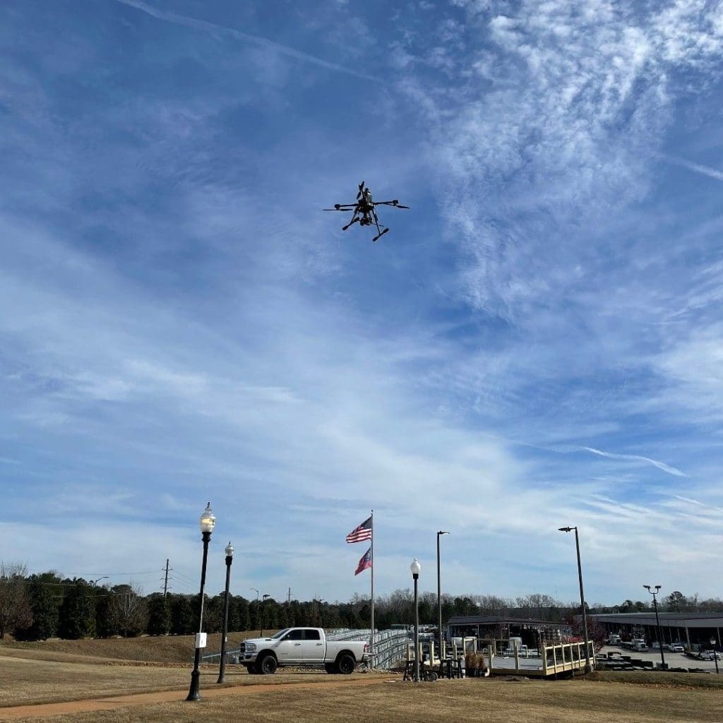 american made dron taking flight